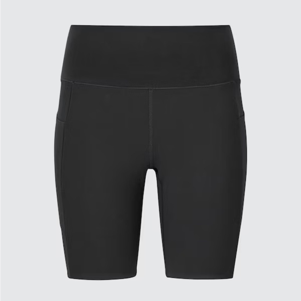 UNIQLO Womens AIRISM SOFT POCKET BIKER SHORTS (8") XS Hiking Cycling Gorpcore
